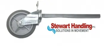 NestaFlex Caster. 8" x 2" With Brake. Part #17322